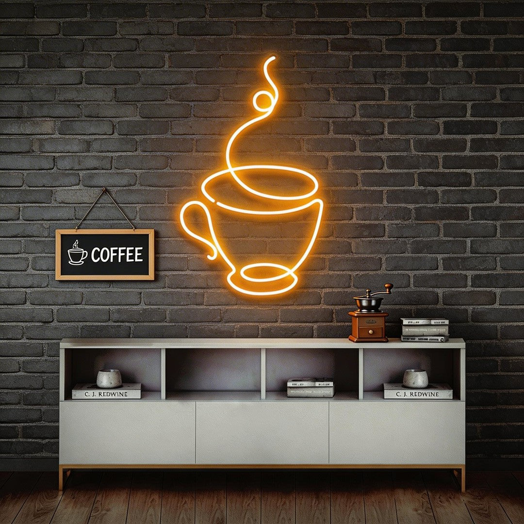 Coffee Cup Neon Sign