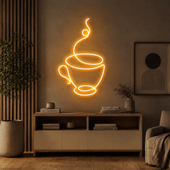 Coffee Cup Neon Sign