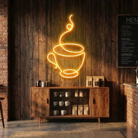 Coffee Cup Led Neon Sign Light