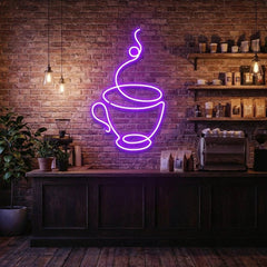 Coffee Cup Led Neon Sign Light