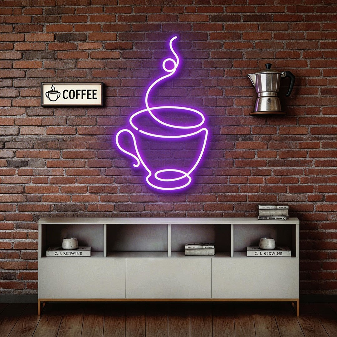 Coffee Cup Neon Sign