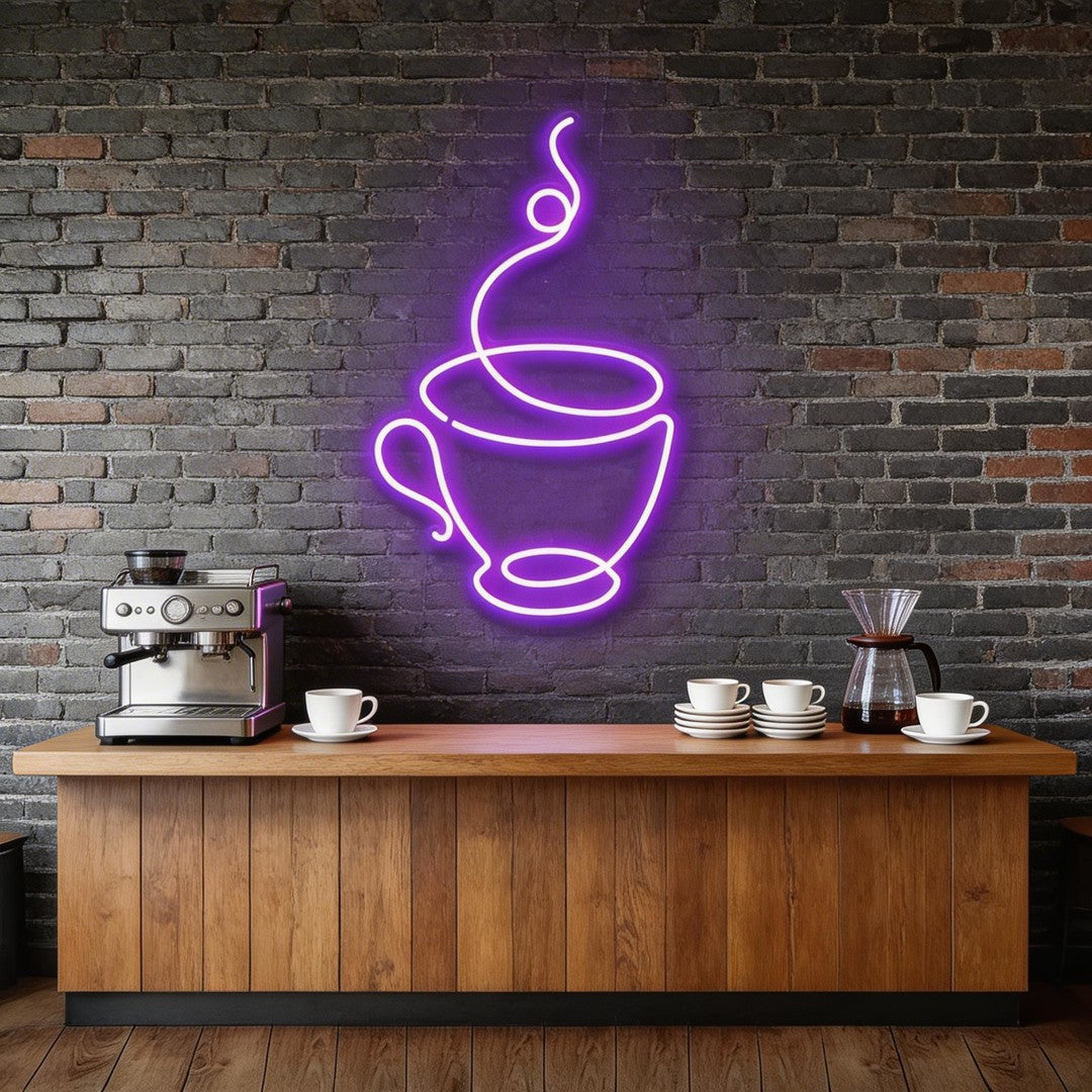 Coffee Cup Neon Sign