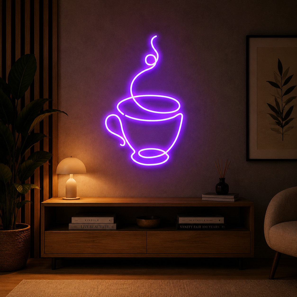 Coffee Cup Neon Sign