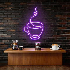 Coffee Cup Neon Sign