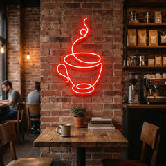 Coffee Cup Led Neon Sign Light