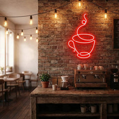 Coffee Cup Led Neon Sign Light