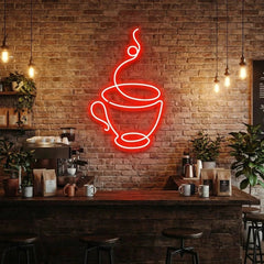 Coffee Cup Led Neon Sign Light