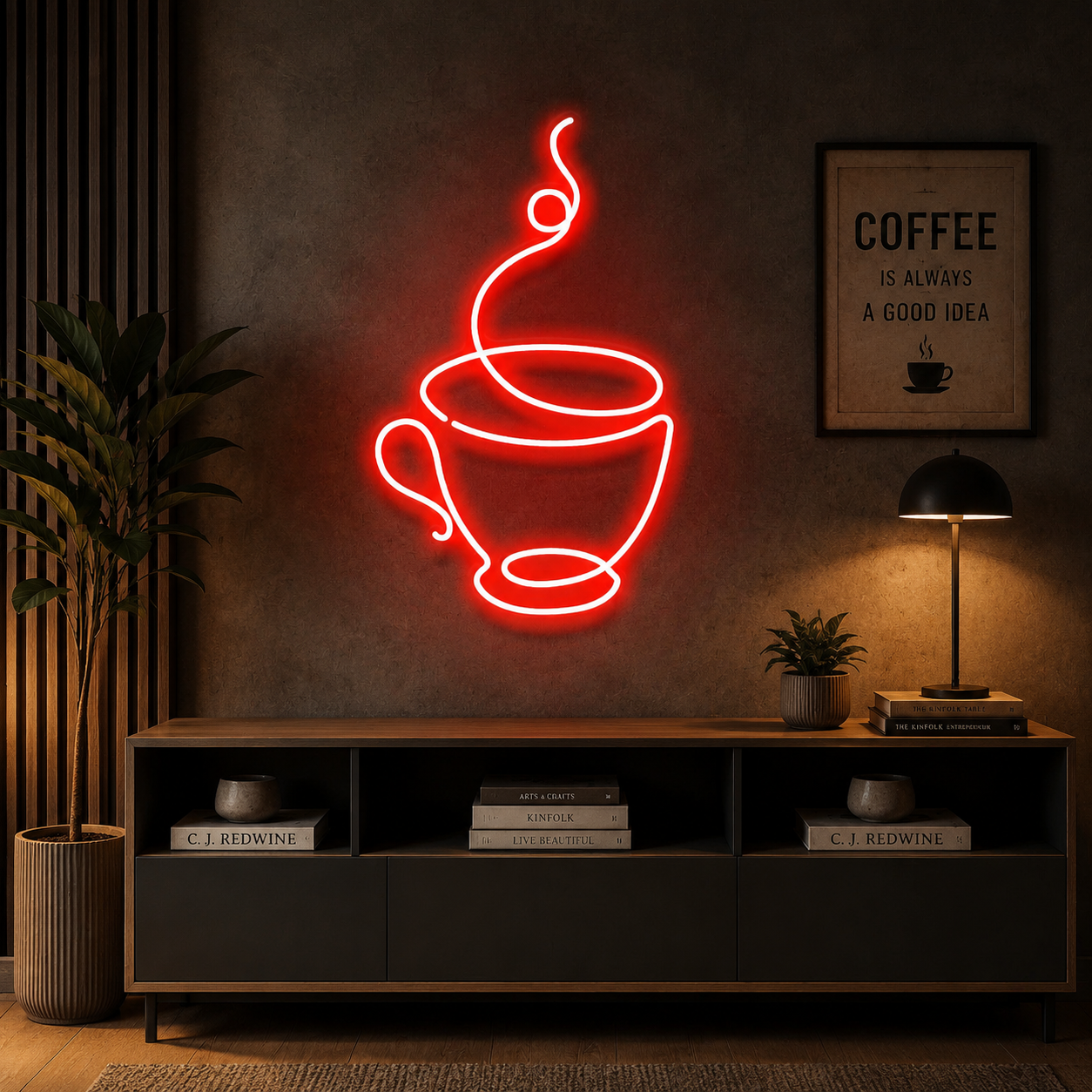 Coffee Cup Neon Sign