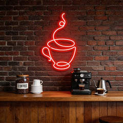 Coffee Cup Neon Sign