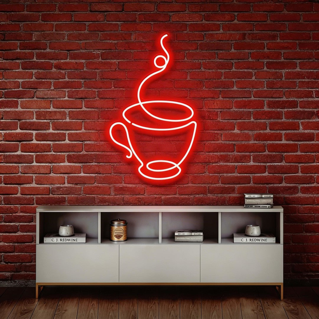 Coffee Cup Neon Sign