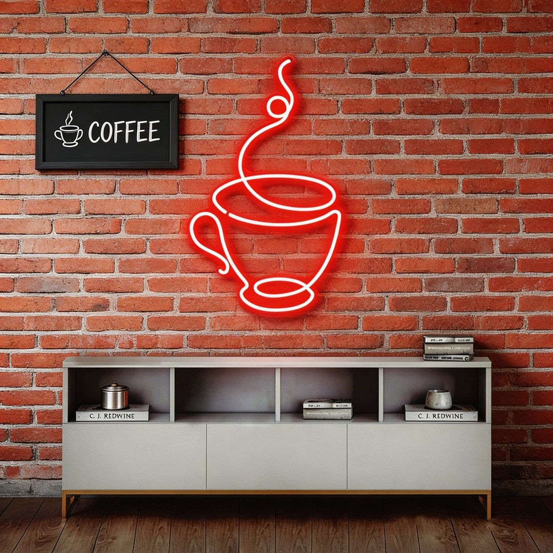 Coffee Cup Neon Sign