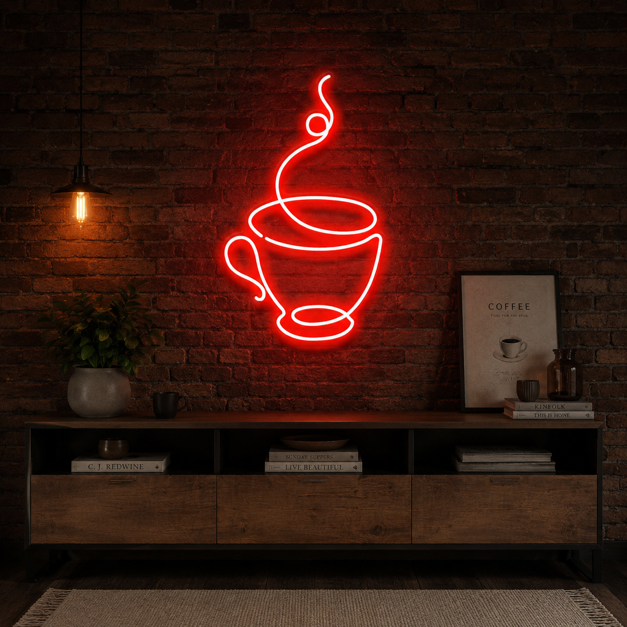 Coffee Cup Neon Sign