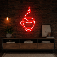 Coffee Cup Neon Sign