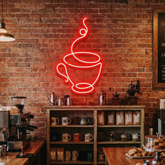 Coffee Cup Led Neon Sign Light