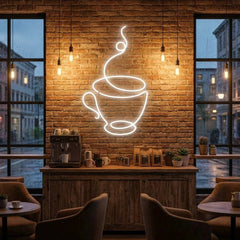 Coffee Cup Led Neon Sign Light