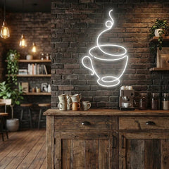 Coffee Cup Led Neon Sign Light