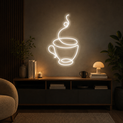 Coffee Cup Neon Sign