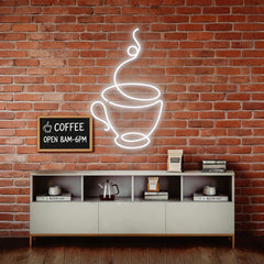 Coffee Cup Neon Sign