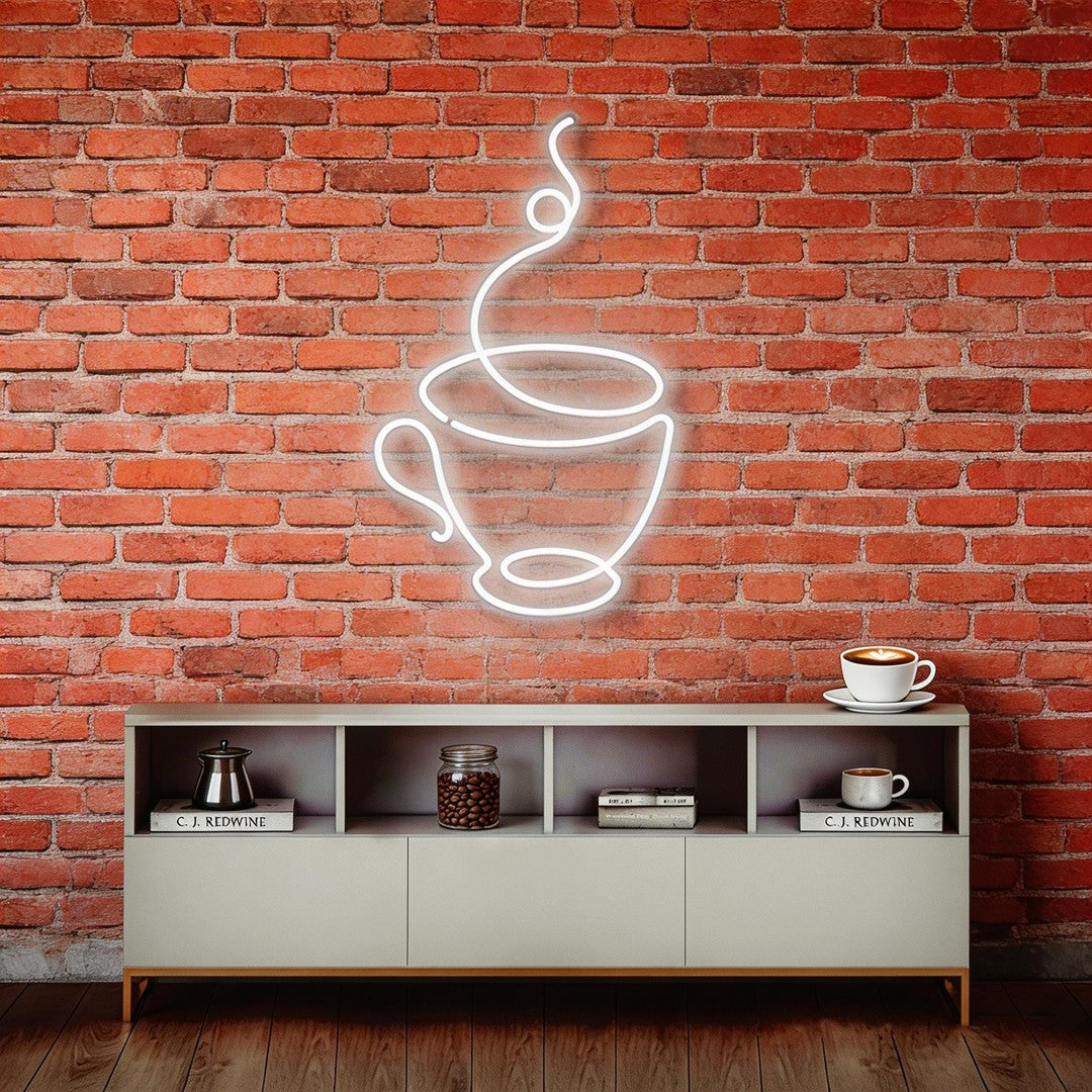Coffee Cup Neon Sign