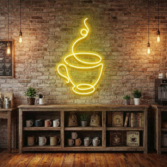 Coffee Cup Led Neon Sign Light