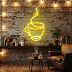 Coffee Cup Led Neon Sign Light