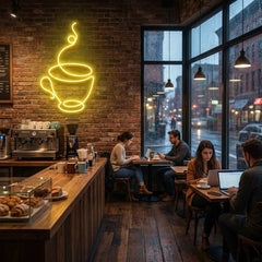 Coffee Cup Led Neon Sign Light