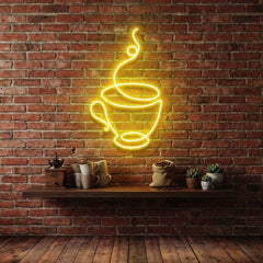 Coffee Cup Led Neon Sign Light