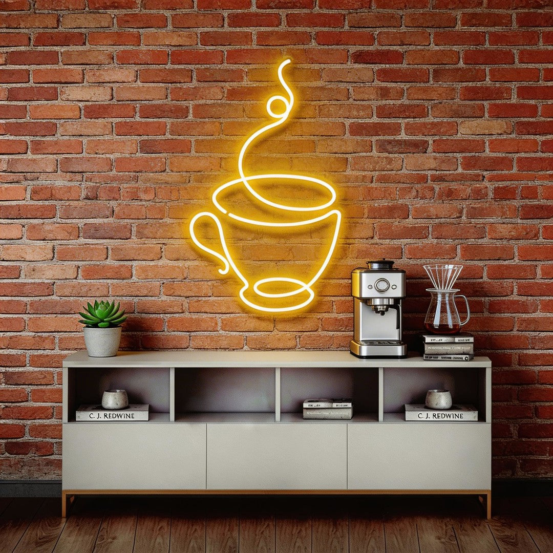 Coffee Cup Neon Sign