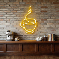 Coffee Cup Neon Sign