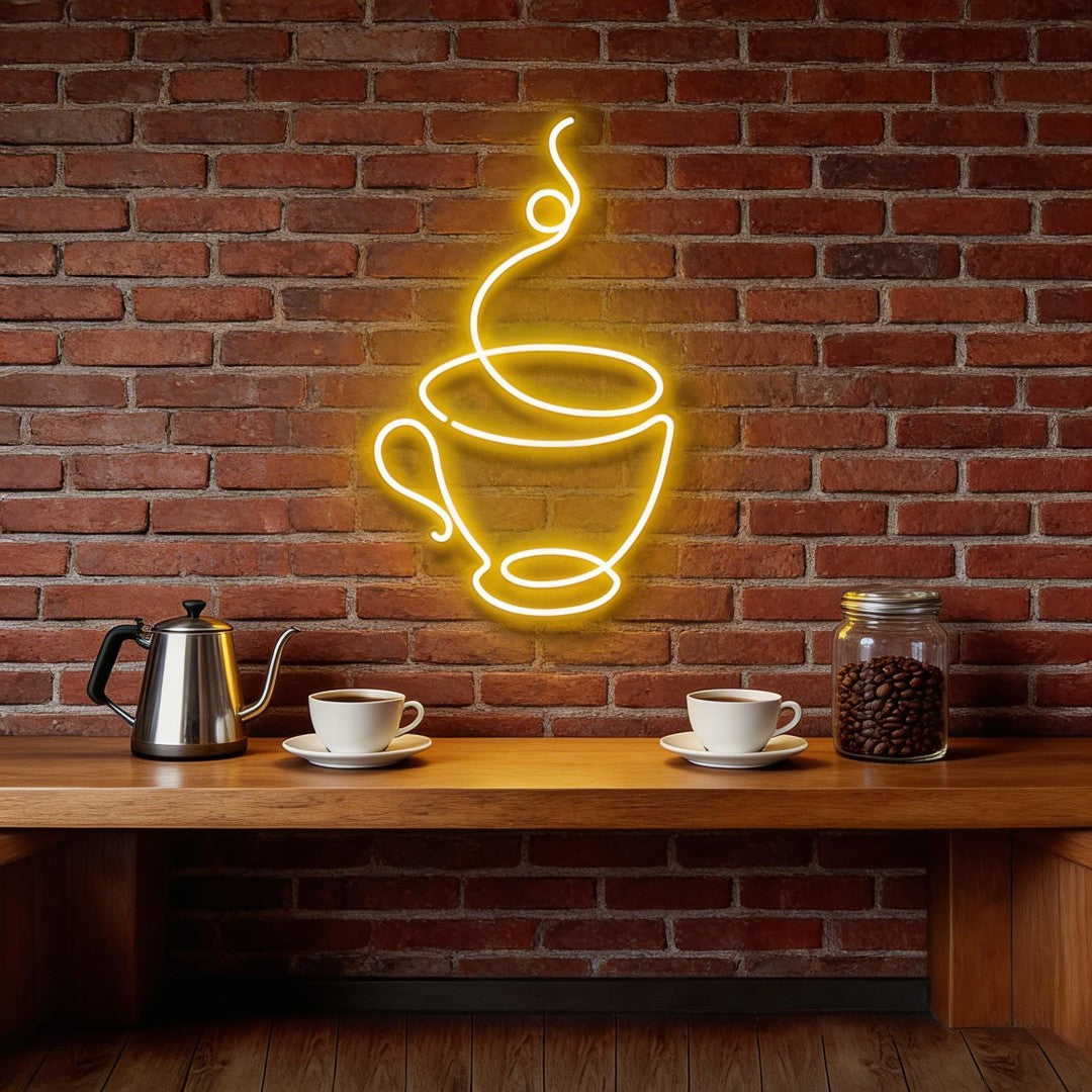 Coffee Cup Neon Sign