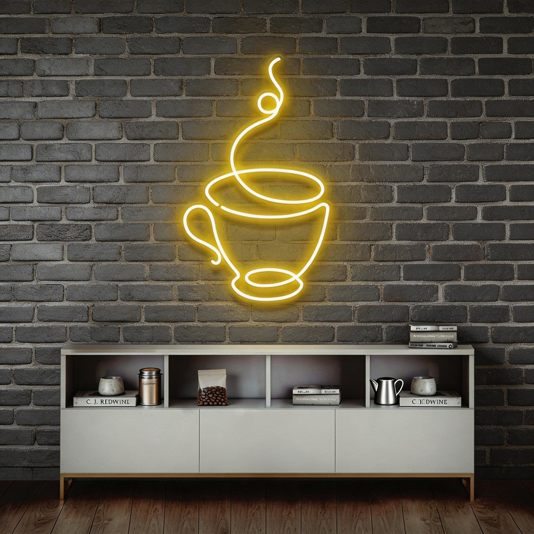 Coffee Cup Neon Sign