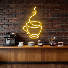 Coffee Cup Neon Sign