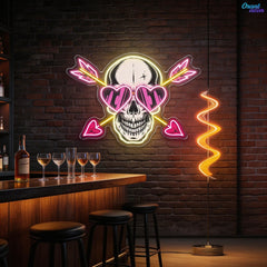 Kiss of Death, Heart of Love Best Gift For Valentine Neon Sight Light Artwork
