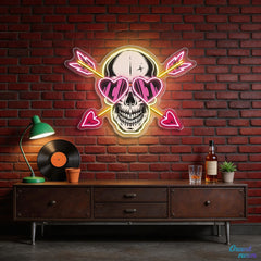 Kiss of Death, Heart of Love Best Gift For Valentine Neon Sight Light Artwork