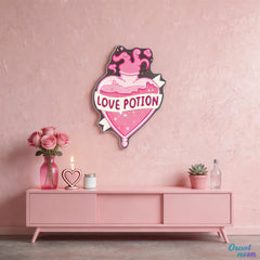 Brewing Romance, One Potion at a Time Neon Sight Light Artwork