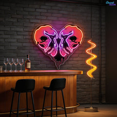 Valentine’s in the Underworld Best Gift For Valentine Neon Sight Light Artwork