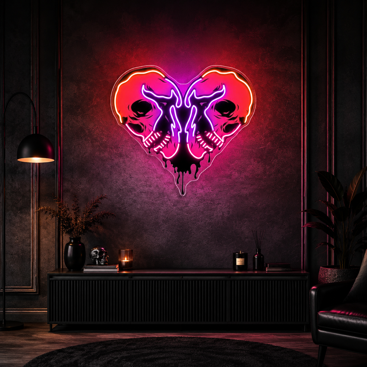 Valentine’s in the Underworld Best Gift For Valentine Neon Sight Light Artwork