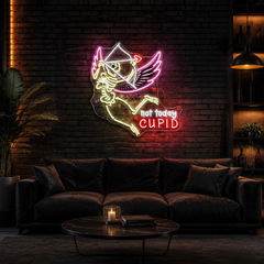 Fleshless Cupid, Endless Love Best Gift For Valentine Neon Sight Light Artwork