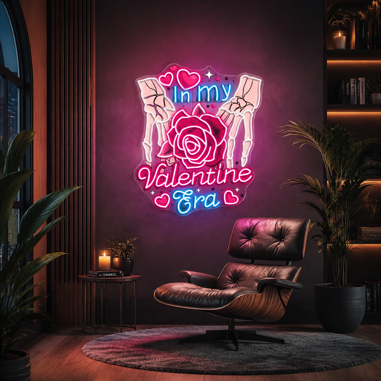 Love, Lethal and Undead Best Gift For Valentine Neon Sight Light Artwork