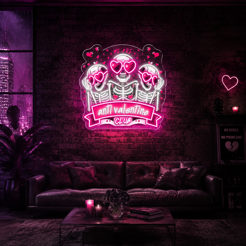 Valentine’s Vibe: Dark Love Best Gift For Valentine Neon Sight Light Artwork