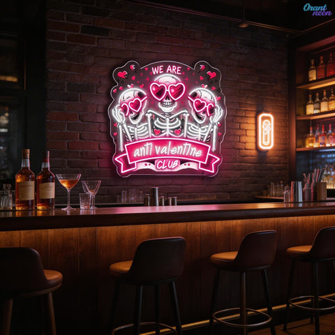 Valentine’s Vibe: Dark Love Best Gift For Valentine Neon Sight Light Artwork