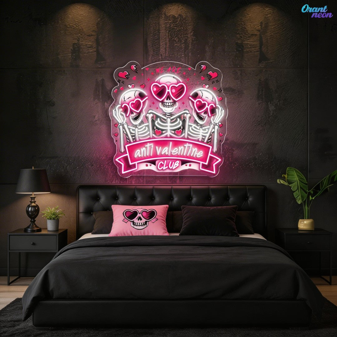 Valentine’s Vibe: Dark Love Best Gift For Valentine Neon Sight Light Artwork