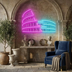 Colosseum Neon Artwork Led Neon Sign Light