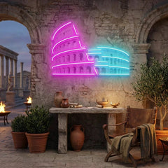 Colosseum Neon Artwork Led Neon Sign Light