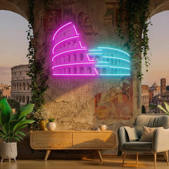 Colosseum Neon Artwork Led Neon Sign Light