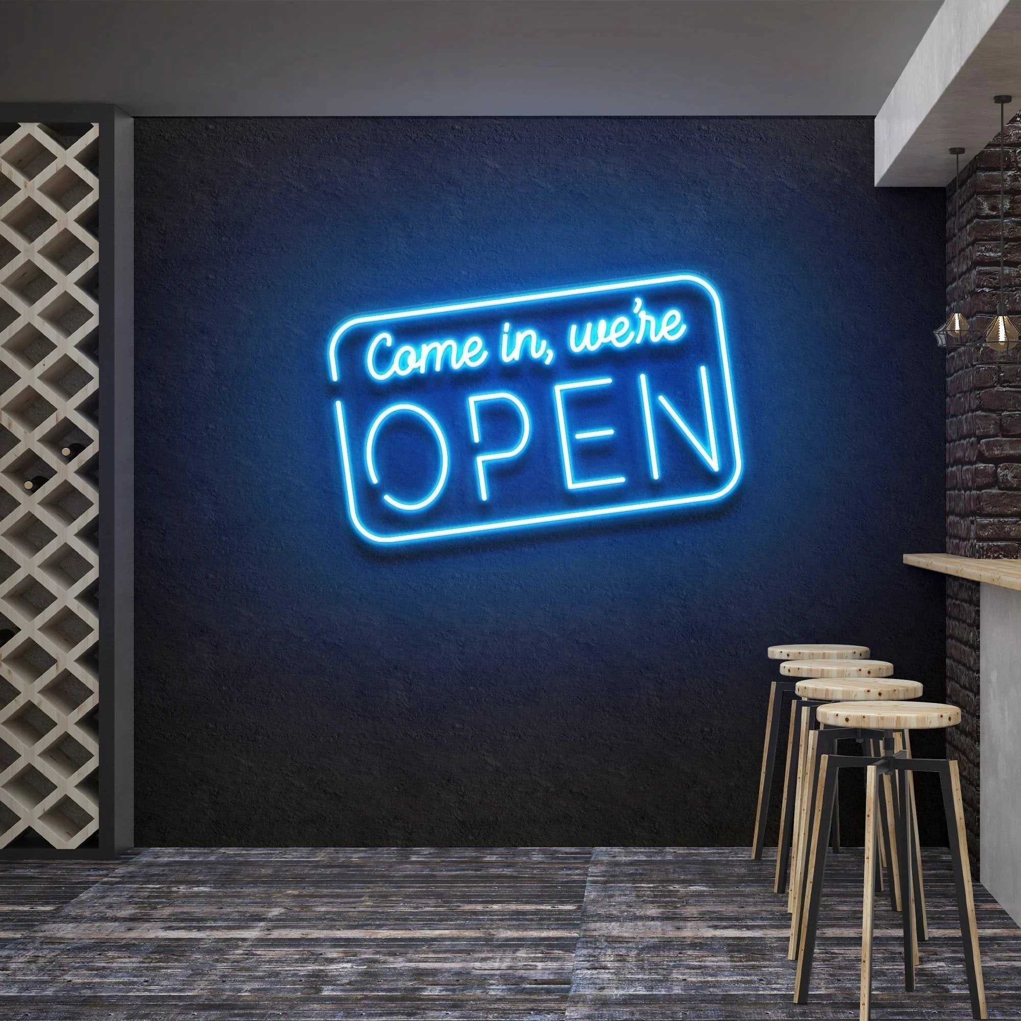 Come In, We're Open 2 Led Neon Sign Light