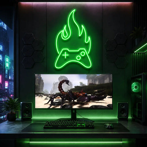 Controller On Fire