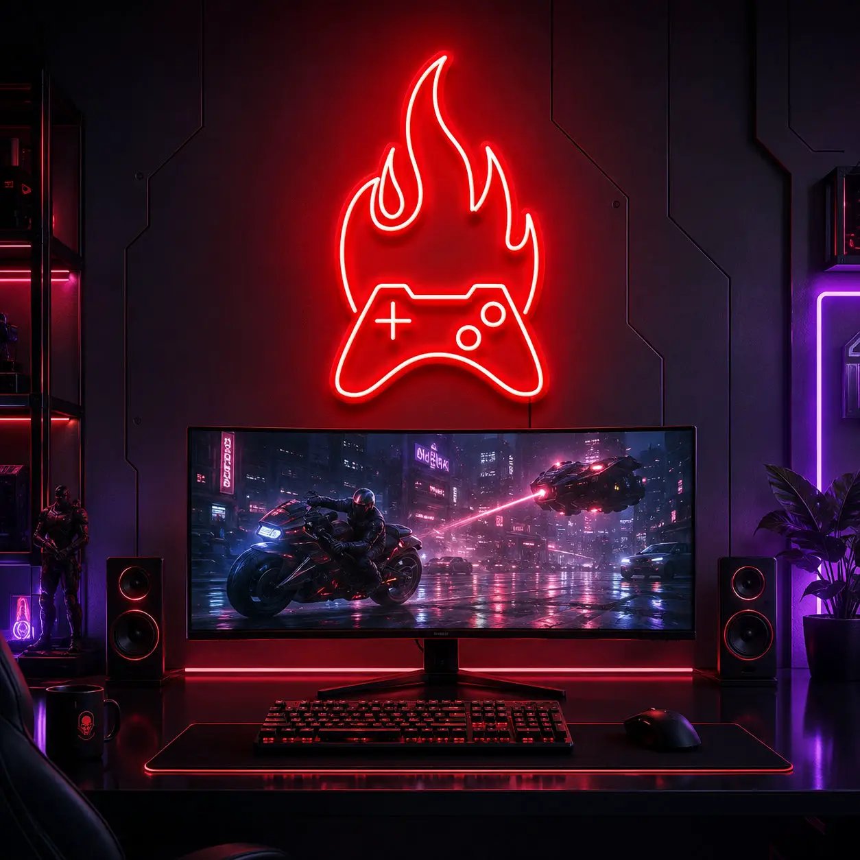 Controller On Fire