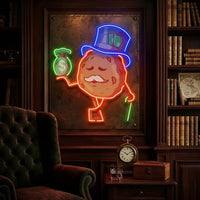 Cookie Fortune With a Bag of Money LED Neon Sign Light Pop Art