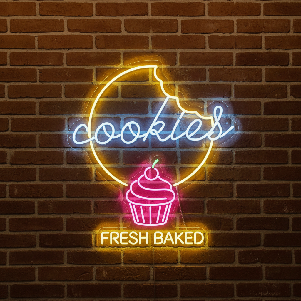 Cookies Neon Sign Wall Decor Art Led Sign